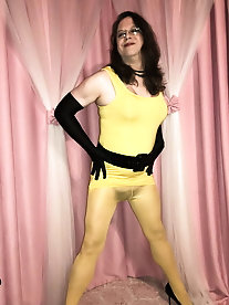 Joanie - Yellow Pencil Dress