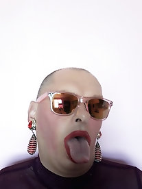 Transvestite shemale Sounding Urethral  Penis Dildo Lingerie