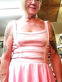 Shameless tranny streetwalker enjoys nudism