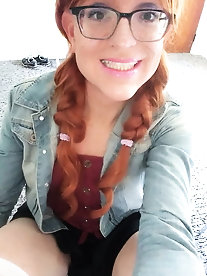 Pervert shemale sluts are getting undressed on camera