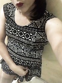 Attractive transgender woman EmmaNataly in seductive poses