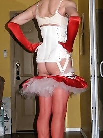 The outfit and tutu of a nurse on January 15, 2014.