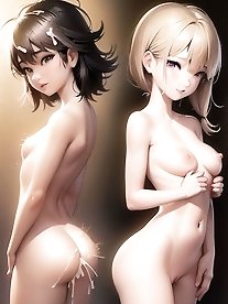 A skinny transsexual slut with a shaved ass.