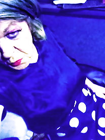 Chubby shemale strumpet looks excited