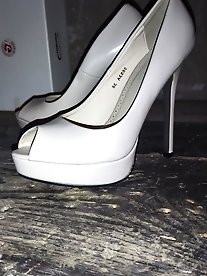Wifes new undergarments and high heels.
