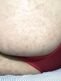 A transgender prostitute with small breasts undresses and has her vagina penetrated by a dick.