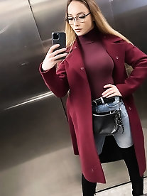 Ladyboy whore is spreading hips