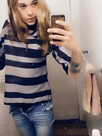 Lexiee in bikini down by the river