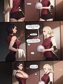 Tattooed shemale chick is posing undressed in public