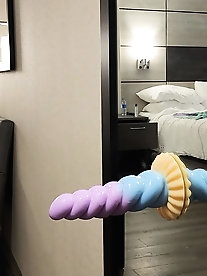 Unicorn Dildo Fun