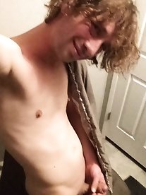 Fingered butthole of slippery shemale slut