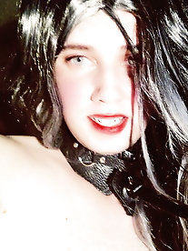 Anna Rios small breasts, collar and leash