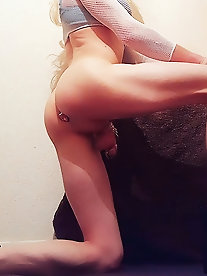 Good-looking tranny tarts are posing fully undressed on pix