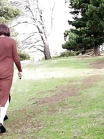 Crossdresser with a beautiful big ass has sex