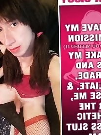 Inviting tranny mistress likes the taste of jizz