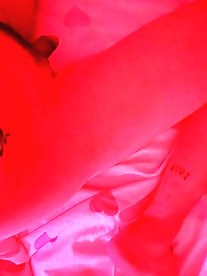 TGIRL in bunny dress and tights for Xmas