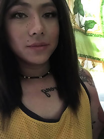 Tempting ladyboy harlots having huge tits