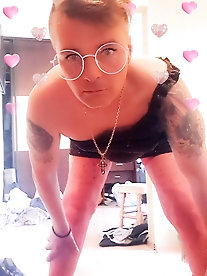 Lascivious hooker is covered with seed